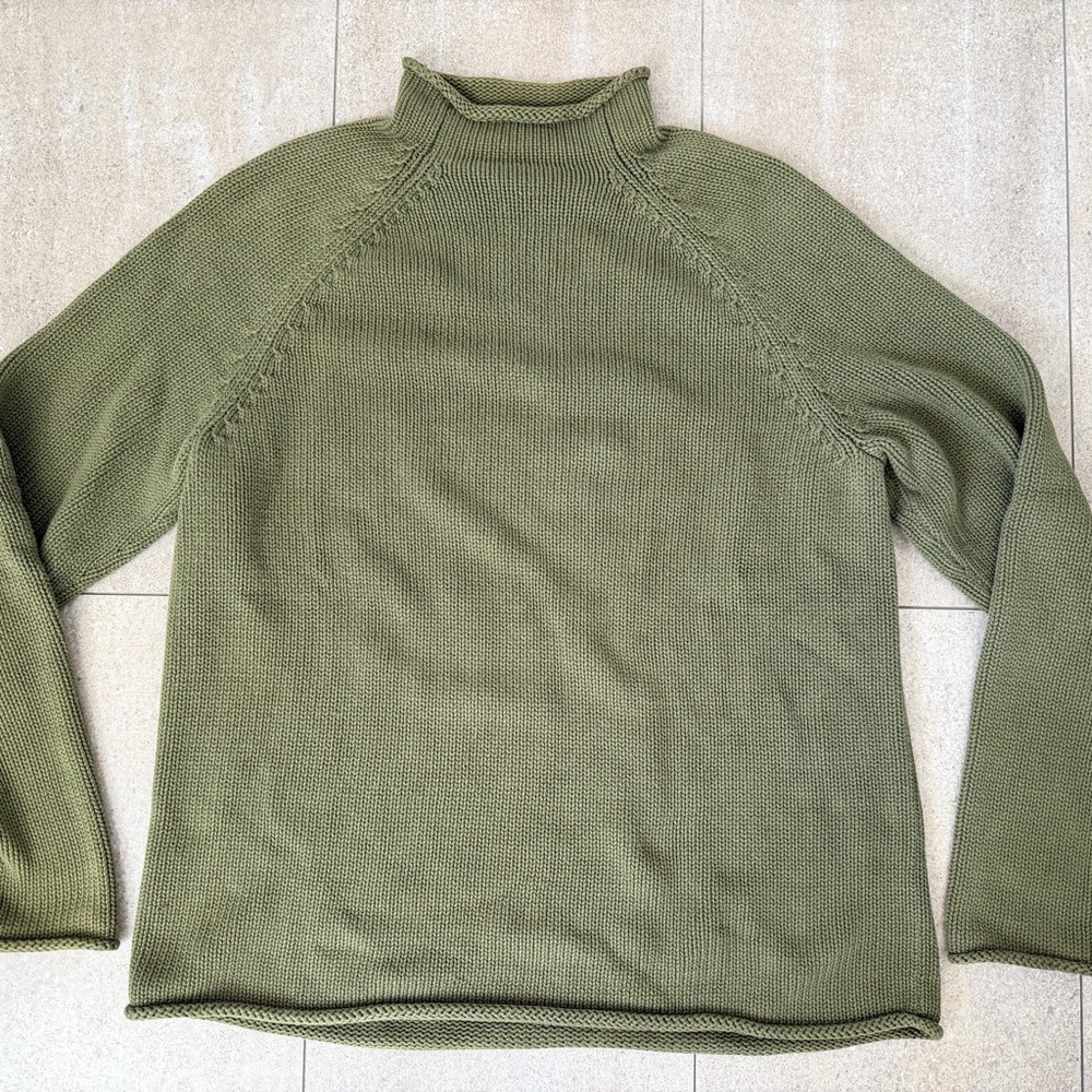 J. Crew Sage Green Crewneck Sweater